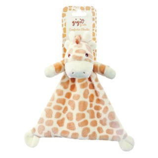 Gigi Giraffe Comforter Blankie - Soft Giraffe Animal Print Blanket for Baby or Toddler