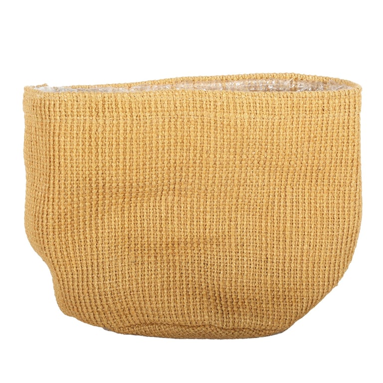 Eco-Friendly Jute Nursery Basket with Reusable Liner (20 x 20cm)