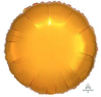 Metallic Gold Circle Balloon - 18 Inch Party Decoration and Event Balloon
