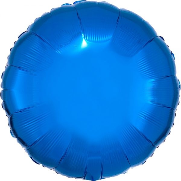 Sapphire Blue 18 Inch Circle Party Balloon - Perfect Home Decor and Event Decoration