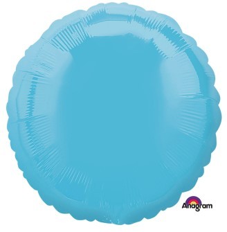 Blue Foil 18 Inch Circle Party Balloon - Home Decor and Event Decoration