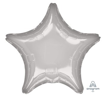 Silver Foil 18 Inch Star Balloon - Party Decorations and Home Decor Item