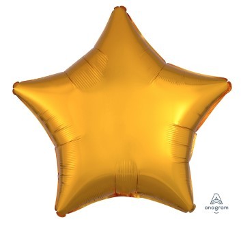 18 Inch Gold Foil Star Balloon - Party Decoration and Event Decor Supply