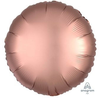 Rose Copper Circle Balloon (18 Inch) - Elegant Home Decor and Event Balloon for Parties and Gatherings