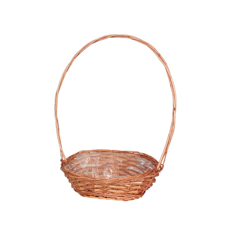 Manhattan Oval Display Basket 12inch - Elegant Home Decor Storage Solution