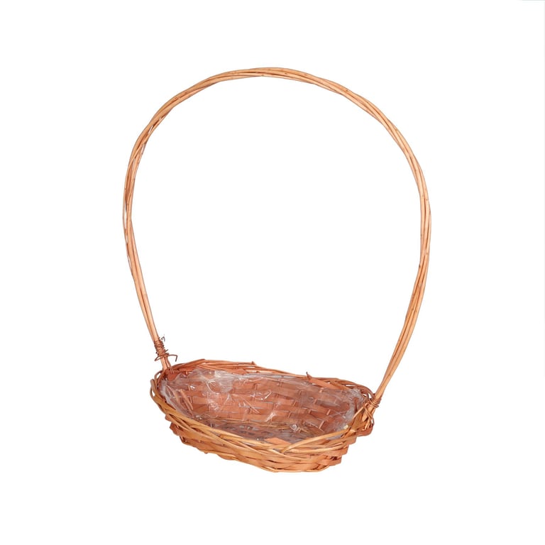 Manhattan Oval Sloped Display Basket - Modern Home Decor Storage Solution for Kitchen Organization