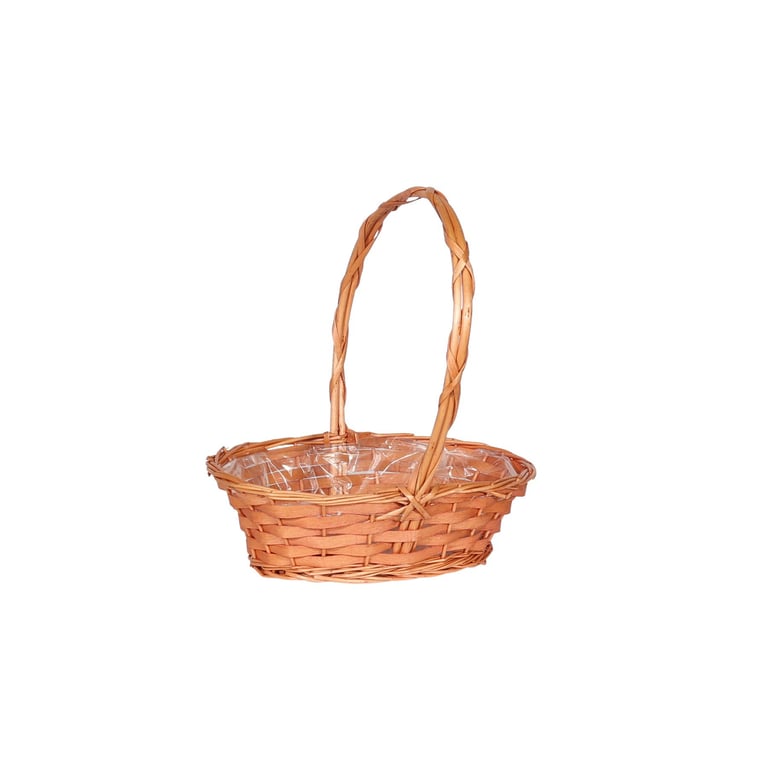 Woven Punt Basket - 10inch Outdoor Garden Storage Container