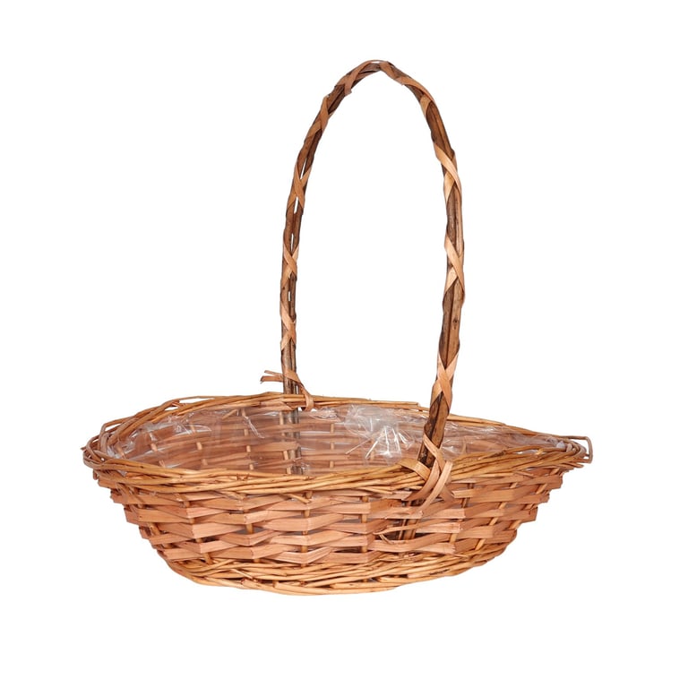 15-Inch Punt Basket - Outdoor Garden and Beach Decorative Storage Basket