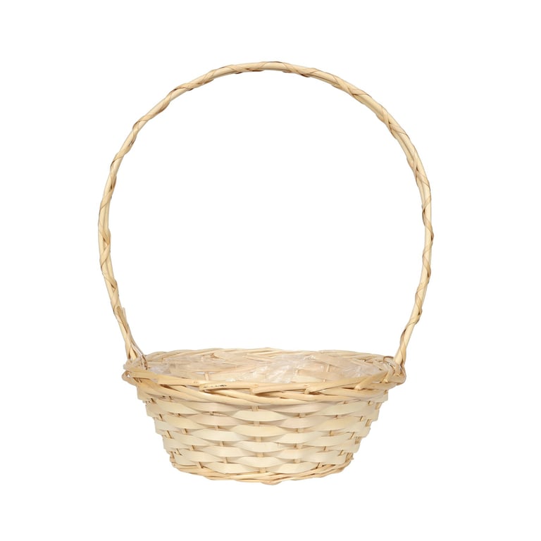12 Inch Florida Wicker Storage Basket - Indoor/Outdoor Home Decor & Organization Solution