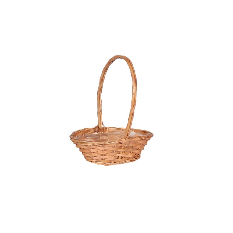 8inch Woven Punt Basket - Outdoor Home Decor and Garden Storage Solution