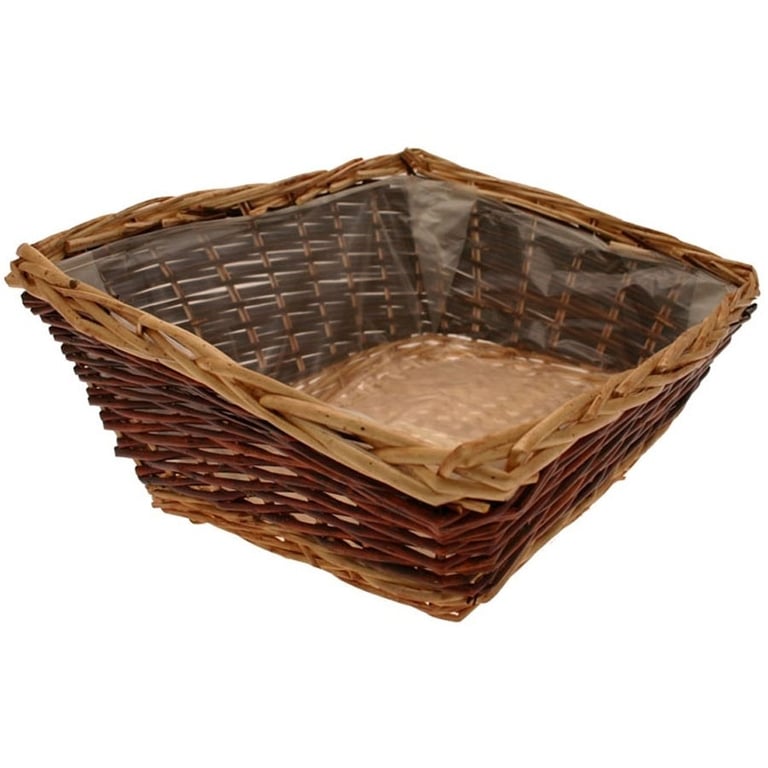 Large Rectangle Sloped Two Tone Tray 45cm - Kitchen Storage and Decorative Home Accent