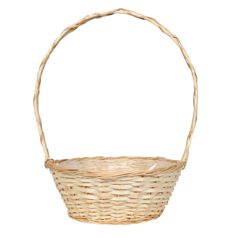 Florida 14-Inch Handle Basket for Home and Garden Indoor Outdoor Use