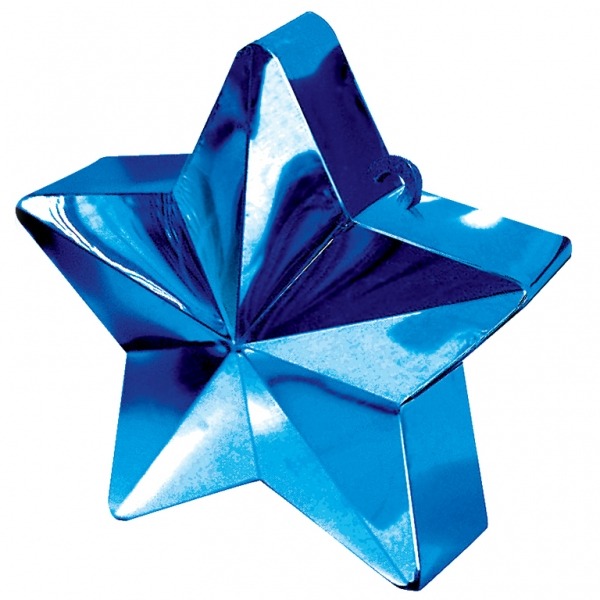 Blue Star Balloon Weight - Reliable Anchor for Event Decoration and Home Decor