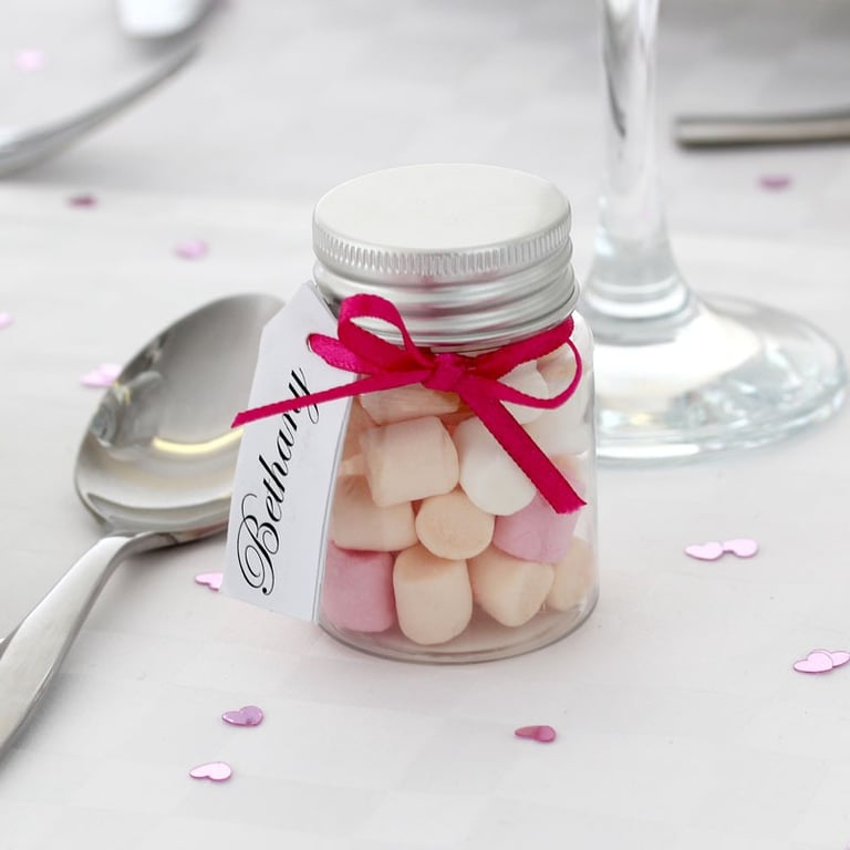 Mini Marshmallows Sweet Treat Jar - Home Decor Kitchen Accessory