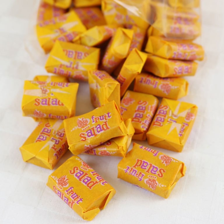 500g Fruit Salad Chews - Natural Healthy Snack, Sugar-Free Fruit Gummies for Kids and Adults
