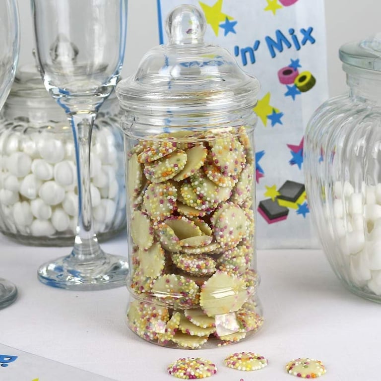 Snowies Candy Jar - Elegant Sugar Bowl & Sweet Container for Home Decor and Kitchen Storage