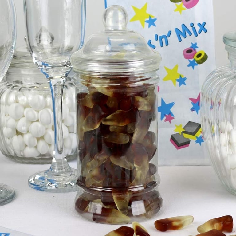 Vintage Cola Bottle Candy Jar - Home Decor Storage Alternative for Kitchen