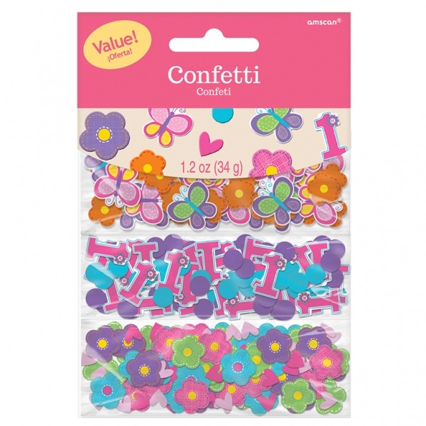 Sweet Birthday Girl Confetti - Festive Celebration Decorations for Girls Parties and Events