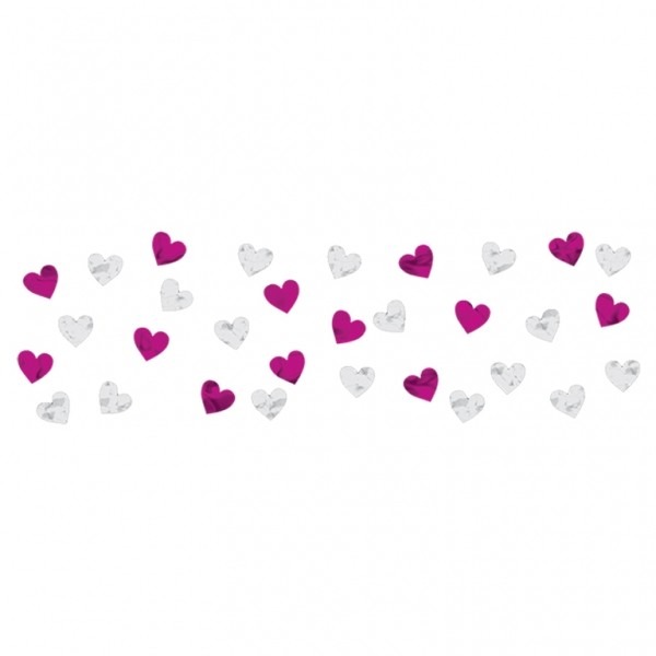 Hearts and Cakes Party Confetti 3pk - Wedding Event Decorations Supplies