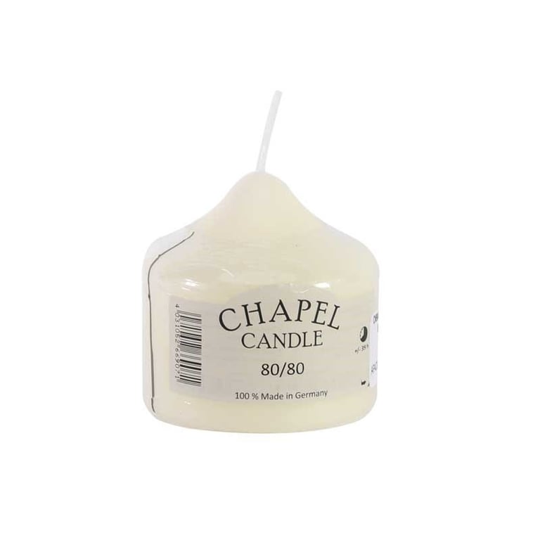 80mm Chapel Tapered Religious Candle for Home & Garden Decoration