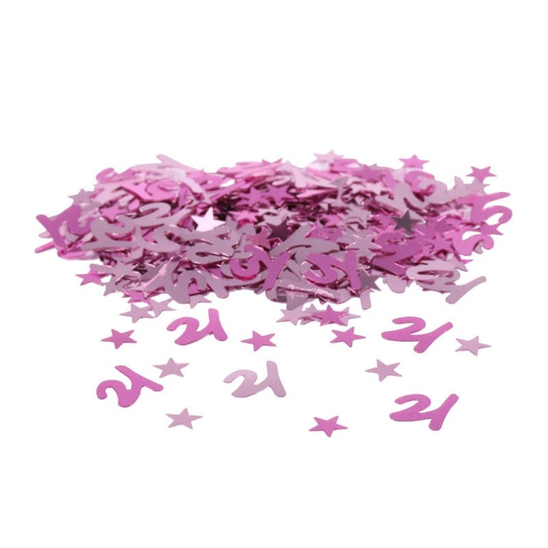 Mini Stars 21 Pink Confetti - Perfect for Home Decor and Celebration Decorations