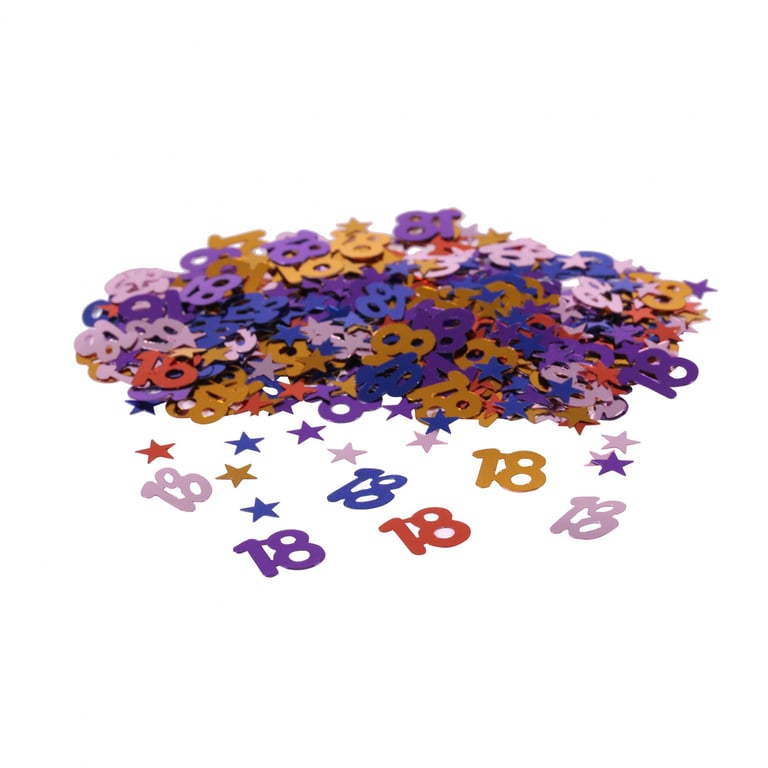 Mini Stars 18 Multi Coloured Confetti - Perfect Party Decorations and Home Accents