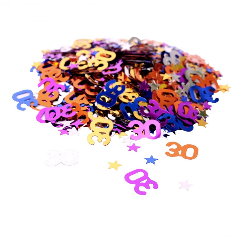 Mini Stars 30 Multi Coloured Party Confetti for Home and Event Celebrations
