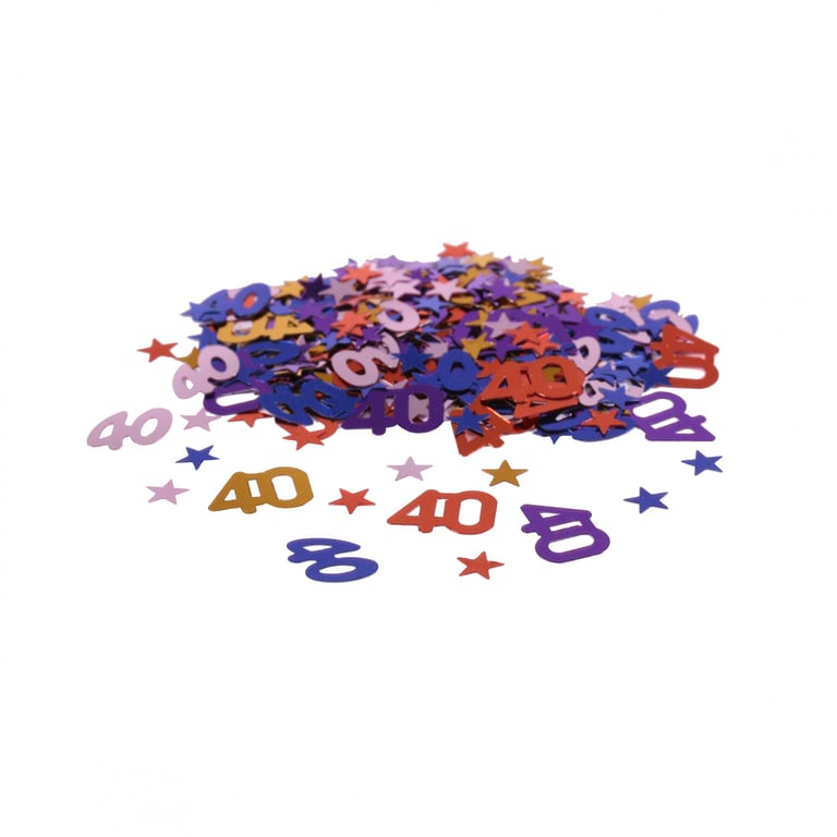 Mini Stars 40-Piece Multi Coloured Party Confetti
