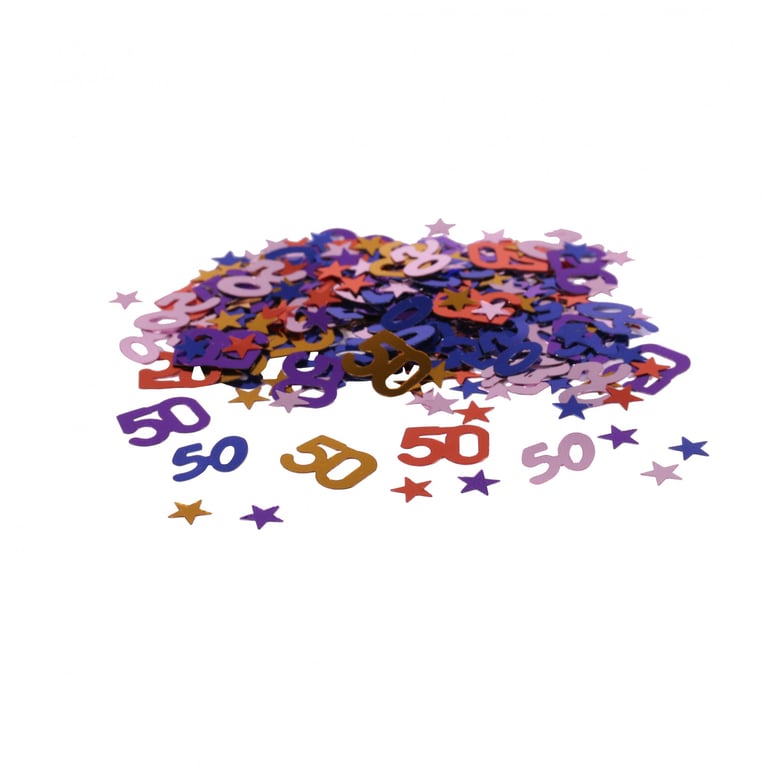 Mini Stars 50 Multi Coloured Confetti - Perfect Party Decorations and Event Supplies