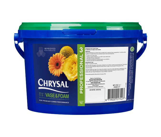 Chrysal Professional 3 Powder, 2kg - High-Quality Decorative and Beauty Supply for Home Garden Use.