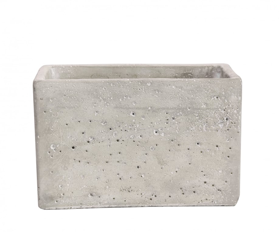 Tank Cement Flower Pot 13cm - Durable Home Decor Indoor Planter Garden Planters