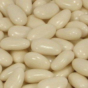 Ivory Sugared Almonds - Gourmet Sugar-Coated Almond Sweets for Festive Occasions