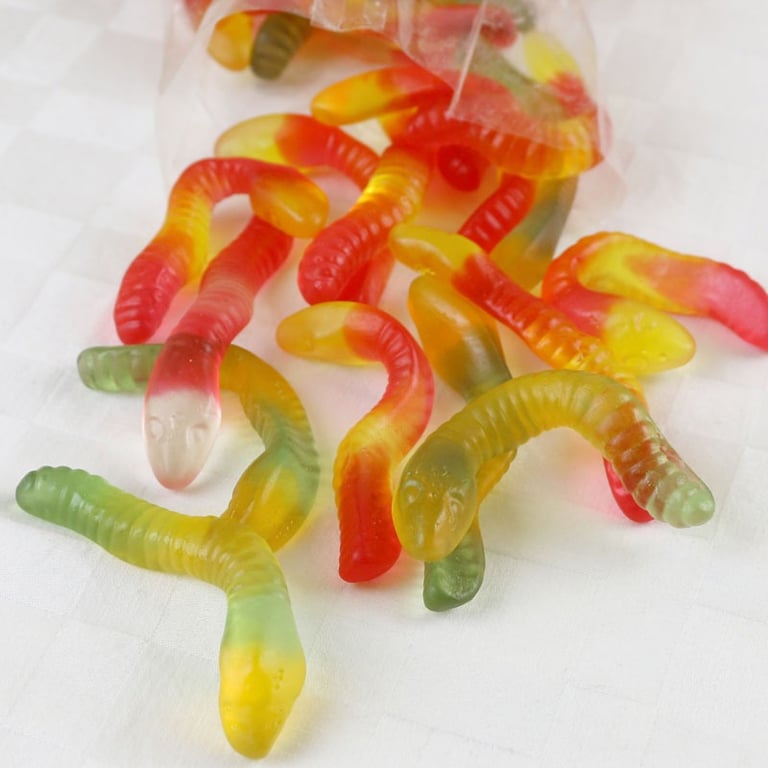 Fruit Flavored Jelly Snakes 500g Sweet Treats Candy