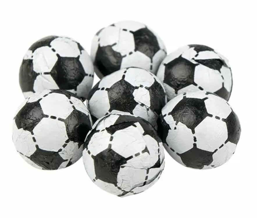 500g Chocolate Footballs - Sports Themed Chocolates Gift Box