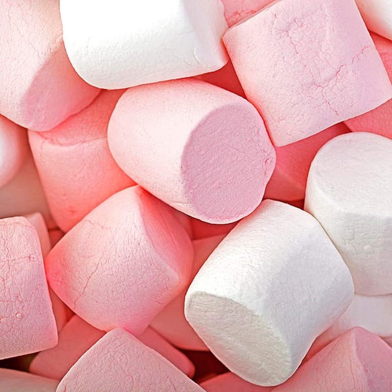 Pink & White Giant Marshmallows 200g - Sweet Treats for Snack Lovers
