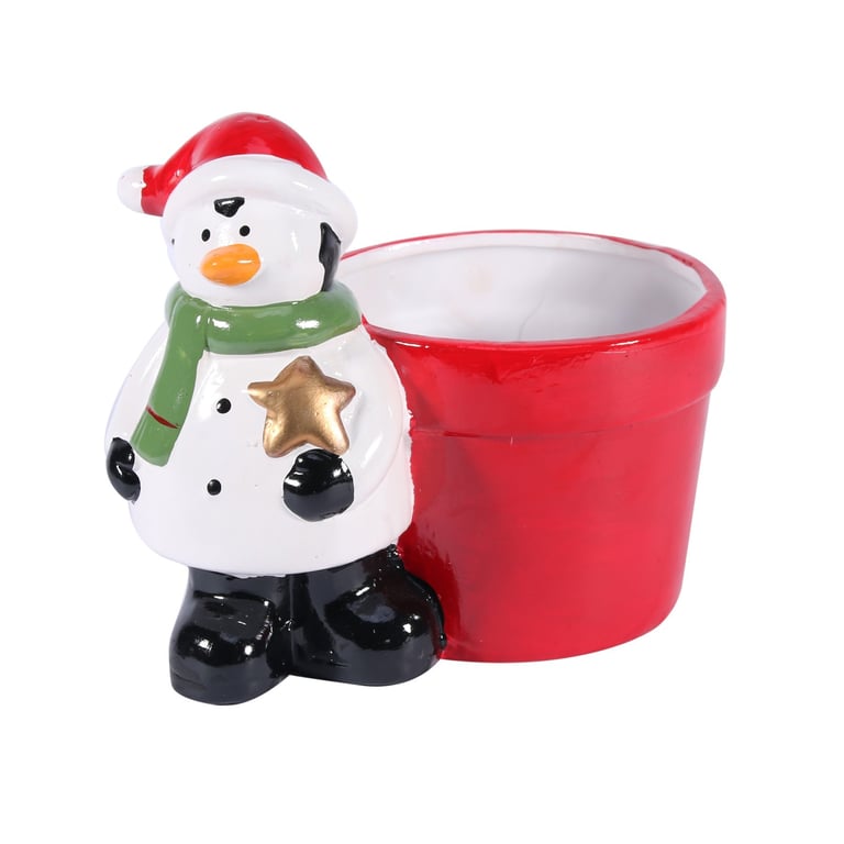 Novelty Ceramic Penguin Pot - Unique Home Decor Accent for Kitchen or Living Space