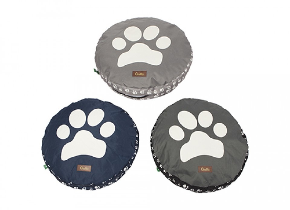Crufts Small Round Platform Bed - Durable Pet Bed for Small Animals
