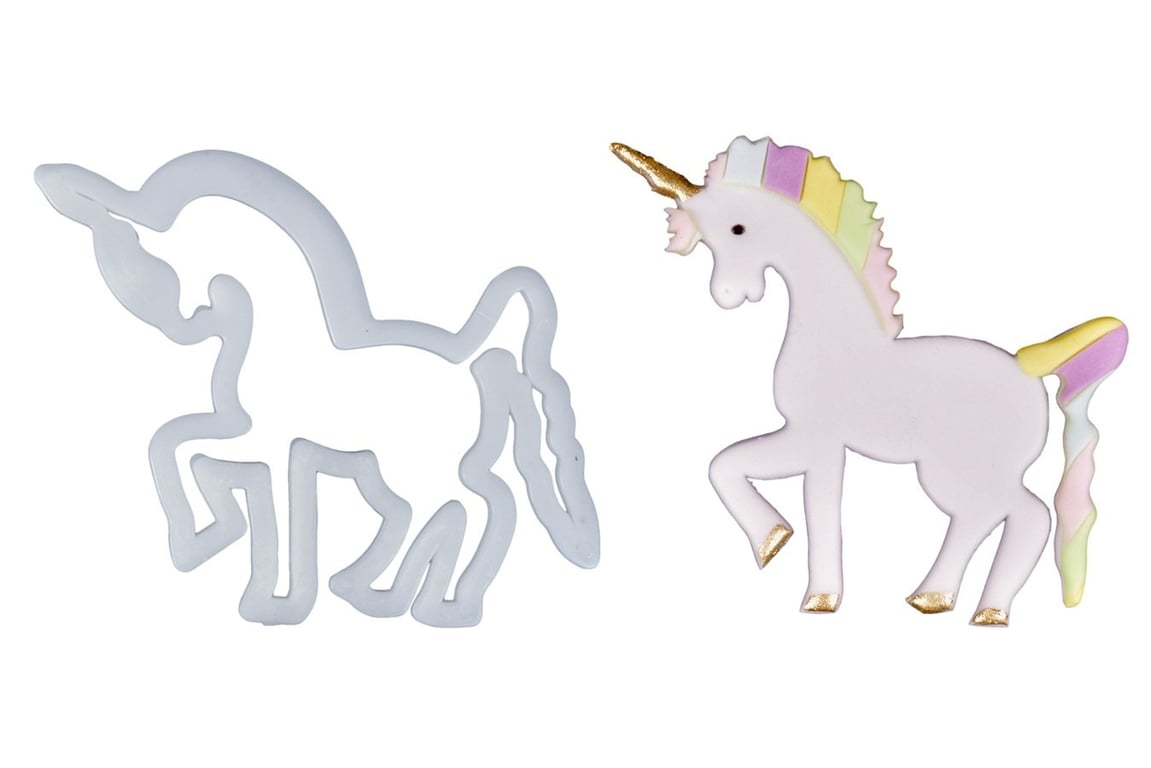 Unicorn Cutters - Kitchen Baking Supplies for Unicorn Cookie Cutouts and Home Crafting Tools