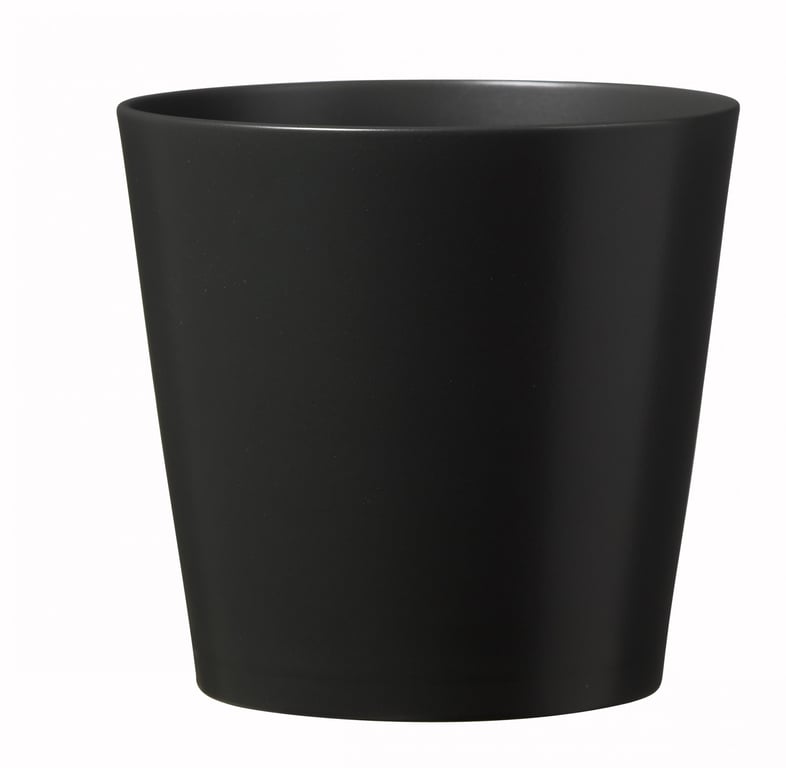 Anthracite Ceramic Dallas Esprit 9cm Pot - Indoor Plant Home Decor Planter