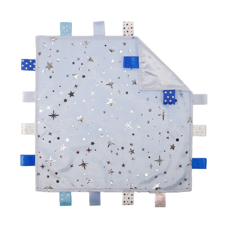 Blue Moon Stars Print Comforter Set - Cozy Home Decor Bedding with Pillows