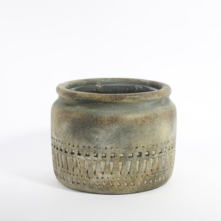 Totem Jar Planter - 16cm Home Decorative Planter for Indoor & Outdoor Garden Use