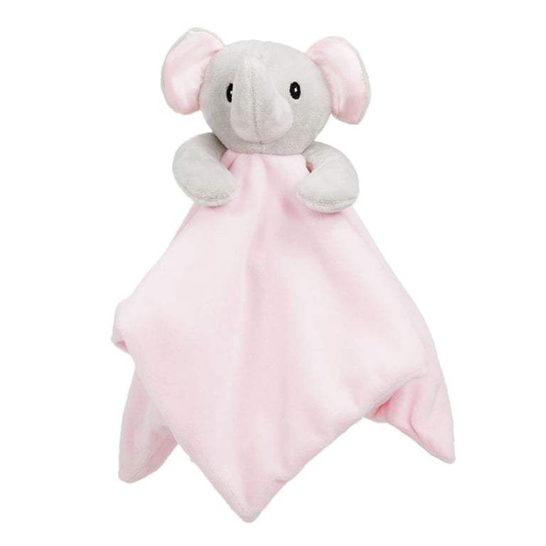 Pink Baby Elephant Soft Comforter Toddler Bedding - Cute Children s Quilt Blanket