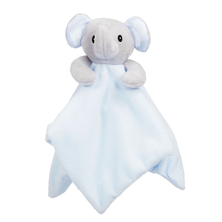 Blue Baby Elephant Soft Comforter - Adorable Elephant Bedding for Kids Bedroom Decor