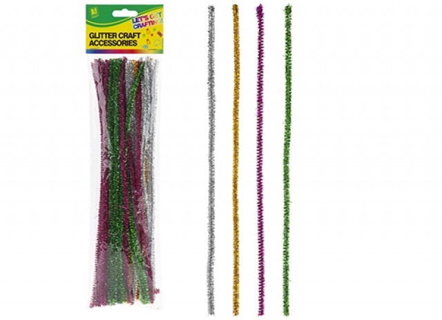 Glitter Pipe Cleaners - Sparkling Craft Supplies for Party Decorations and Home Decor