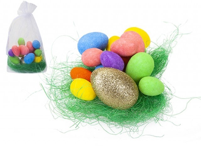 Golden Egg Hunt Set - 16 Piece Easter Egg Decorating Kit & Kids Party Favors
