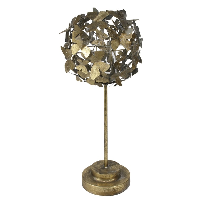 Brocante Butterfly Large Candle Holder - Unique Vintage Home Decor Accent