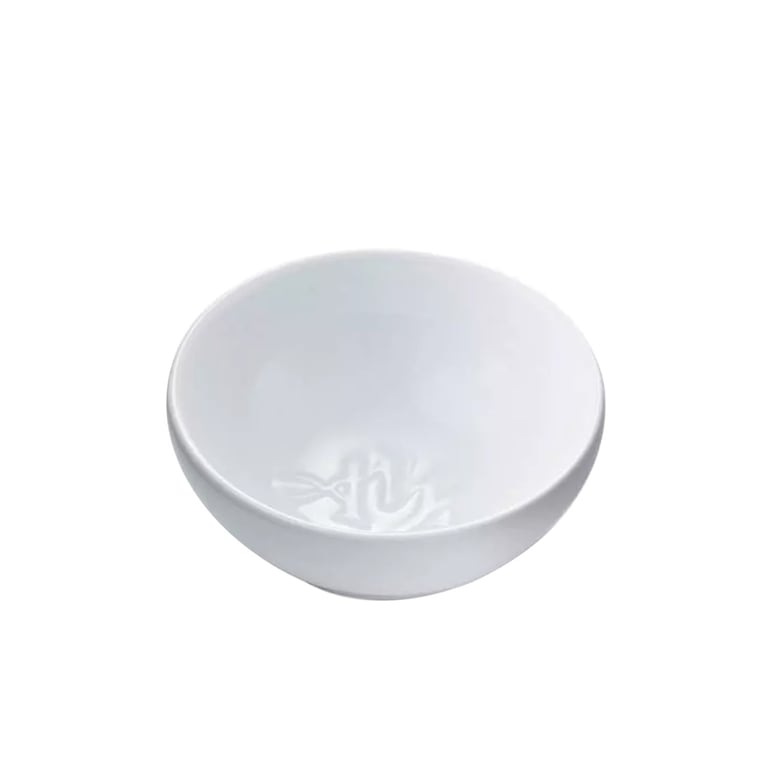 Ava May Oval Burner Bowl - White Stovetop Grill for Kitchen Home Decor