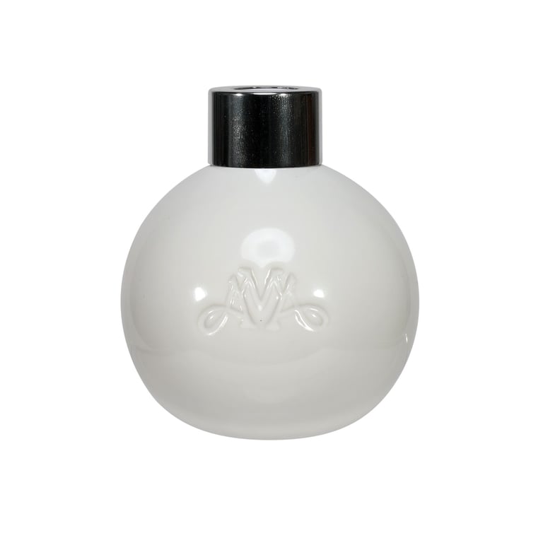 Ava May White Sphere Diffuser Bottle - Essential Oil Aroma Therapy Home Fragrance Decorative Diffuser