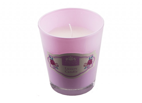 Luxury Pink Scented Candle - Elegant Home Fragrance Decoration