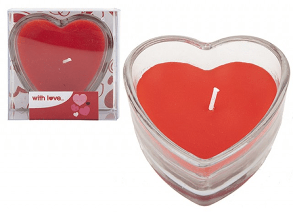 Heart Shaped Scented Candle Gift Box - Romantic Home Decoration Idea